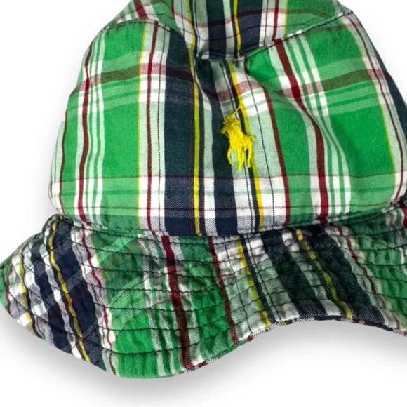 Polo by Ralph Lauren Green and Yellow Bucket Hat - Picture 3 of 8